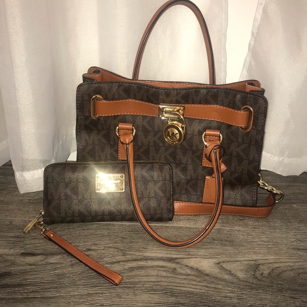 Michael Kors purse and matching clutch!